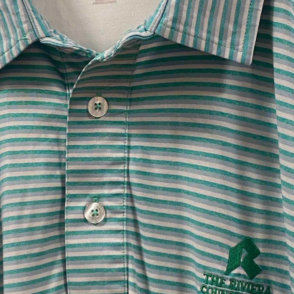 Straight Down Golf Shirt/ Rivera CC, Large